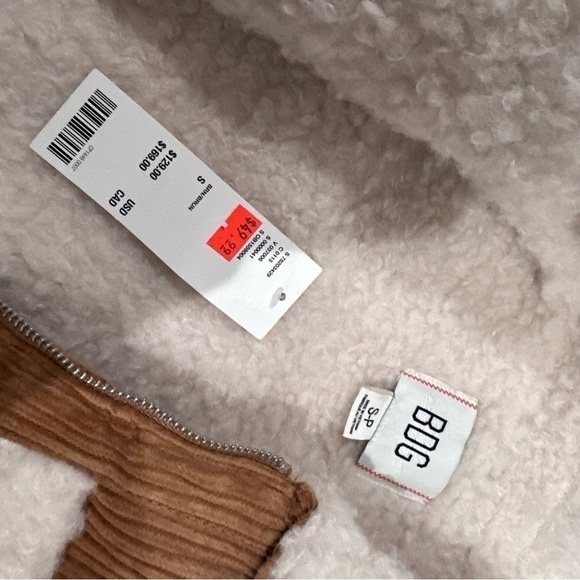 BDG Courduroy Sherpa Jacker NWT - Picture 5 of 5